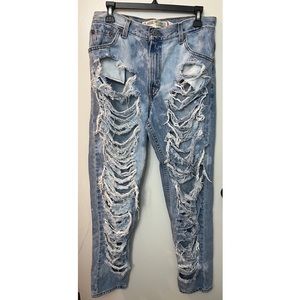 Custom Distressed Jeans